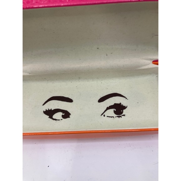 Kate Spade New‎ York Pink Orange Hard Shell Sunglasses Case with Black Cat Eye main image 4